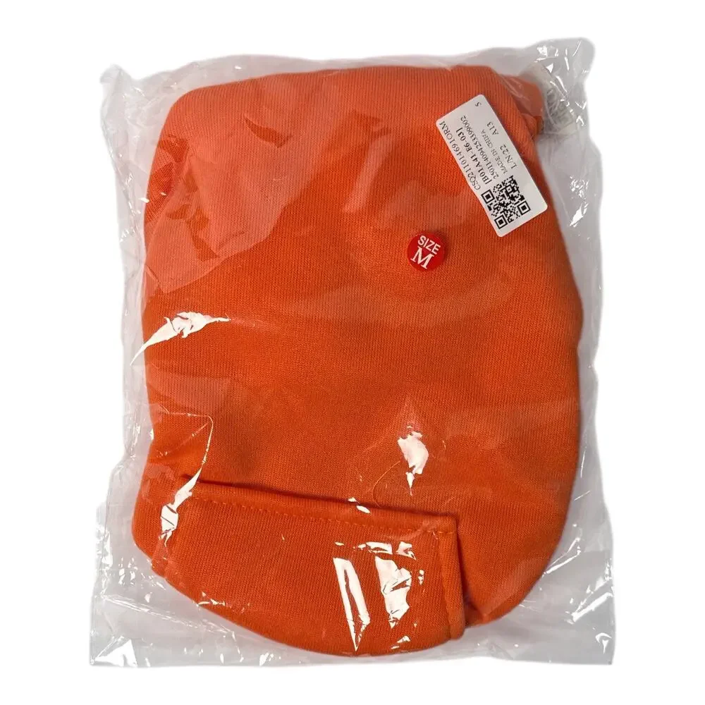 Orange Dog Hoodie Sweatshirt Size Medium Fleece Pet Hoodie Small NEW